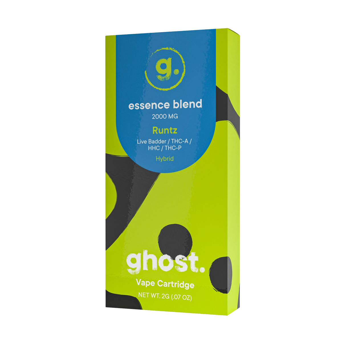 Ghost 2g THC-A, HHC, THC-P Cartridge 5ct Display