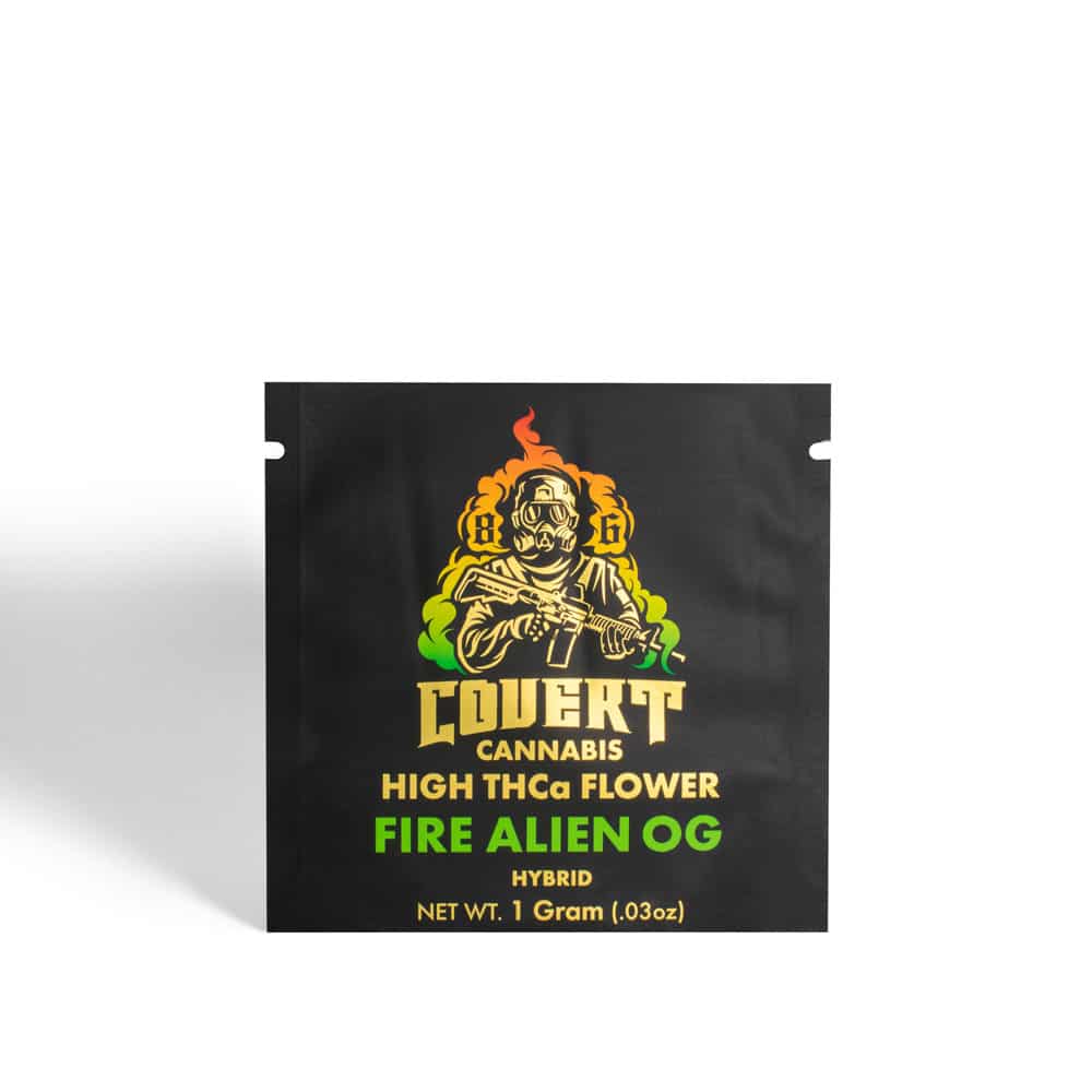 Covert High THCa Flower – 1 Gram 50ct Jar