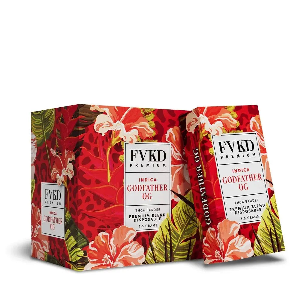 FVKD 3.5g Premium THCA Badder Disposable 6ct Display