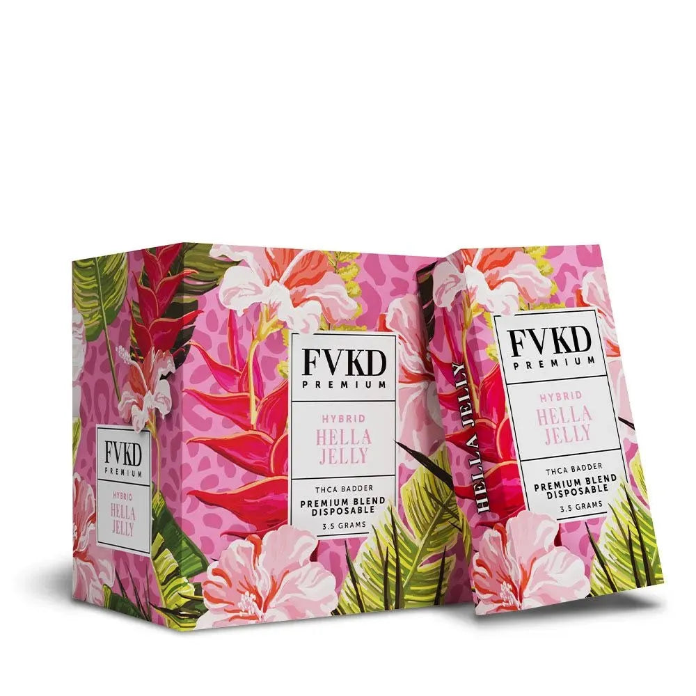 FVKD 3.5g Premium THCA Badder Disposable 6ct Display