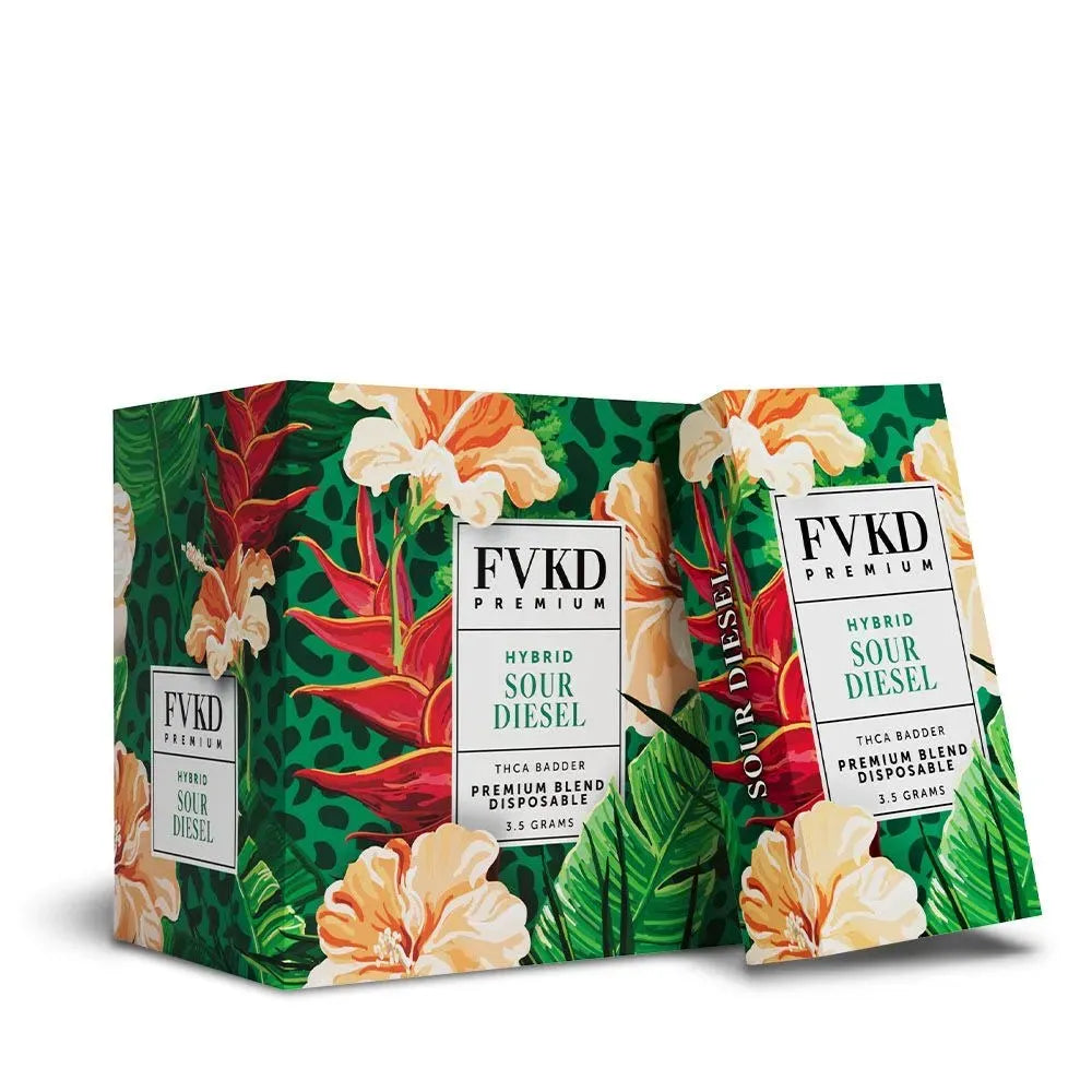 FVKD 3.5g Premium THCA Badder Disposable 6ct Display