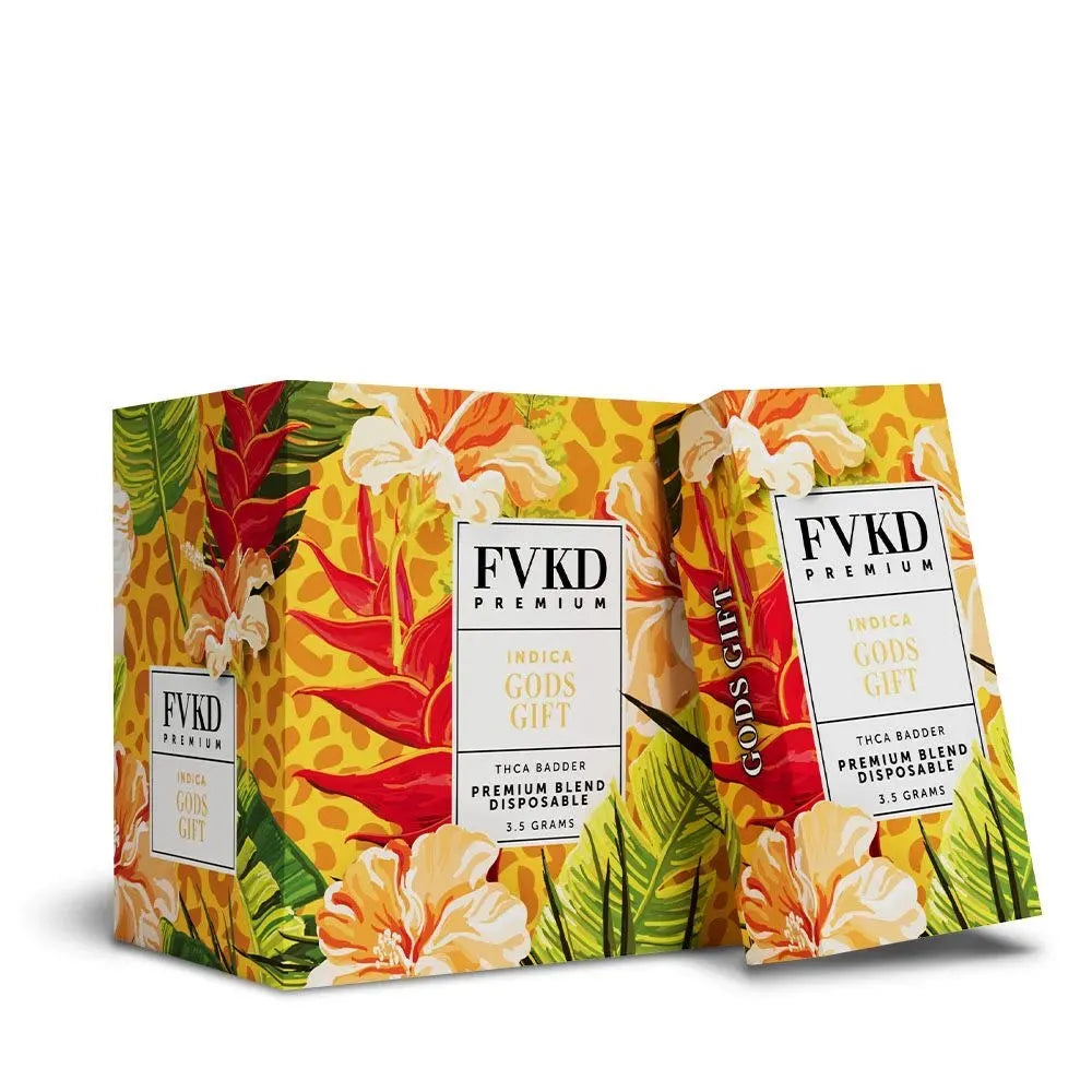 FVKD 3.5g Premium THCA Badder Disposable 6ct Display