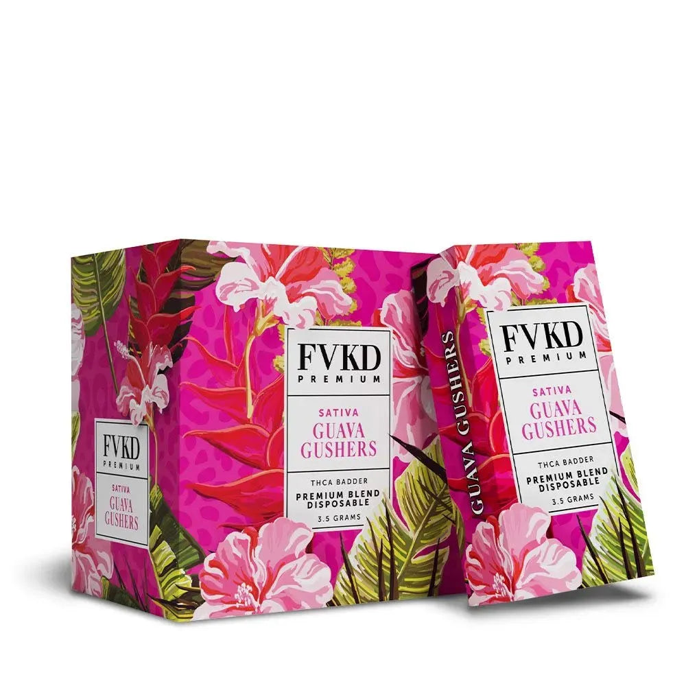 FVKD 3.5g Premium THCA Badder Disposable 6ct Display