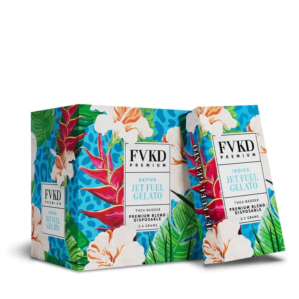 FVKD 3.5g Premium THCA Badder Disposable 6ct Display