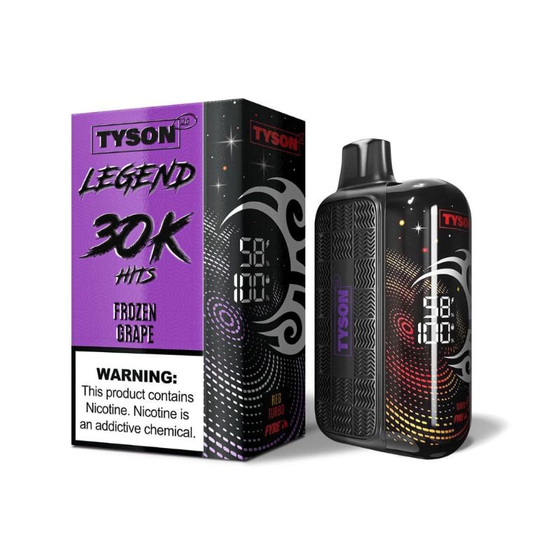 Tyson Legend 2.0 30,000 Puffs Disposable 5ct Display