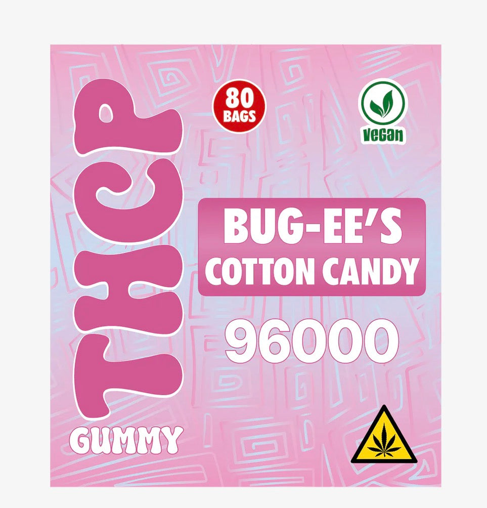 FLYING HORSE BUGEE'S GUMMIES THCP 96000MG 80CT/JAR 1200MG GUMMY