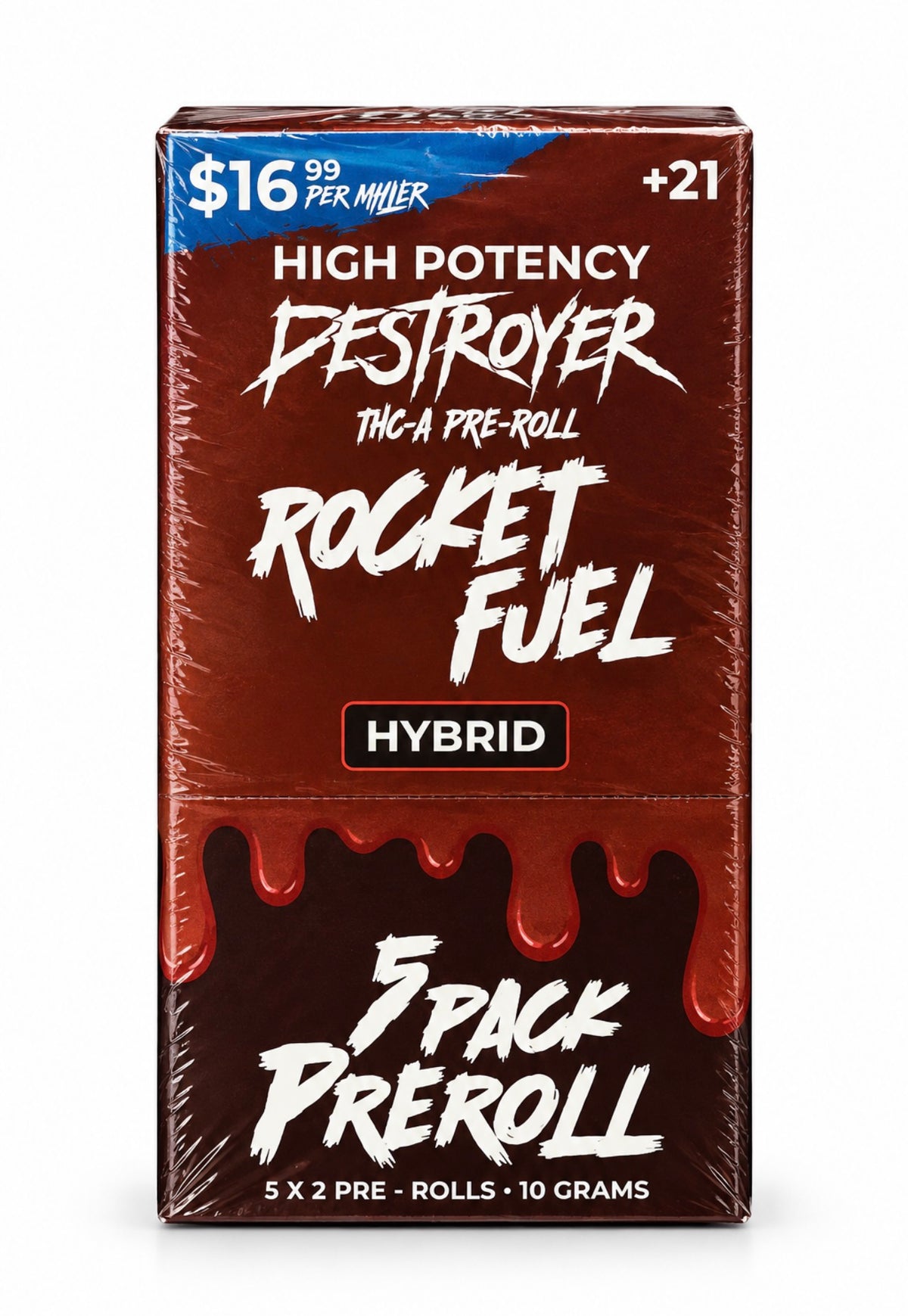 DESTROYER THC-A Pre Roll 5 Pk 10G