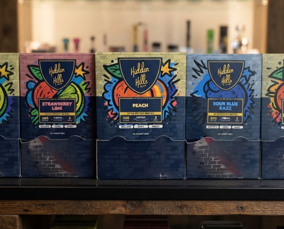 Hidden hills club 1,000 MG 500MG Edibles (2 ct)