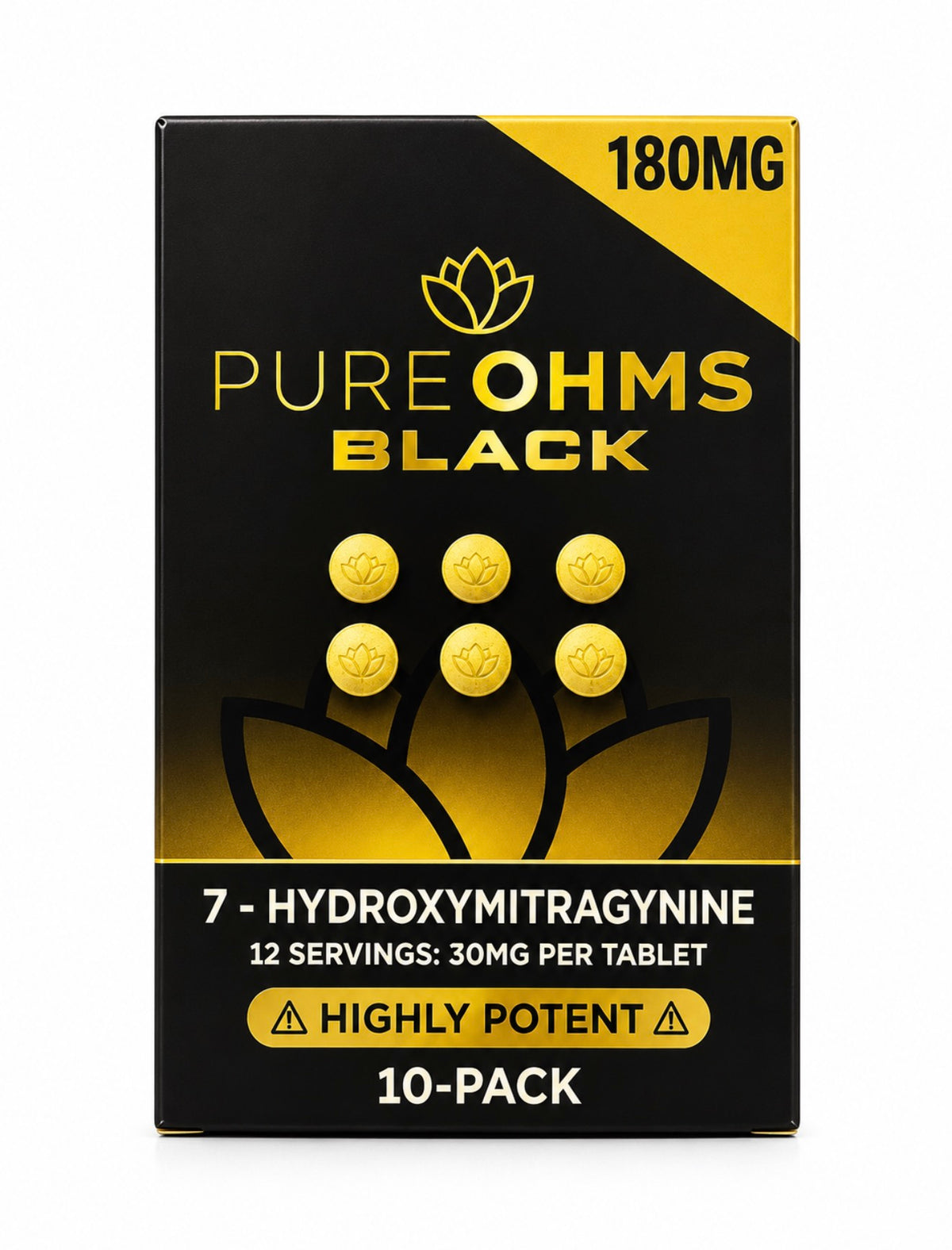 Pure ohms black 875mg