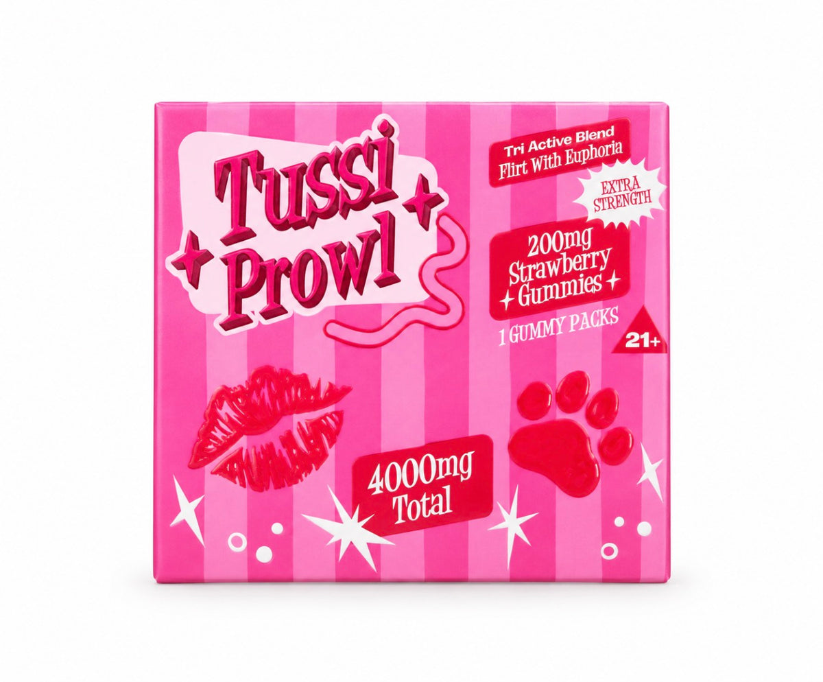 Tussiprowl 200Mg pk Strawberry Gummies 4000MG total