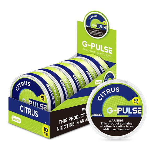 G-Pulse by Geek Bar 6mg Nicotine Pouches 5ct Display