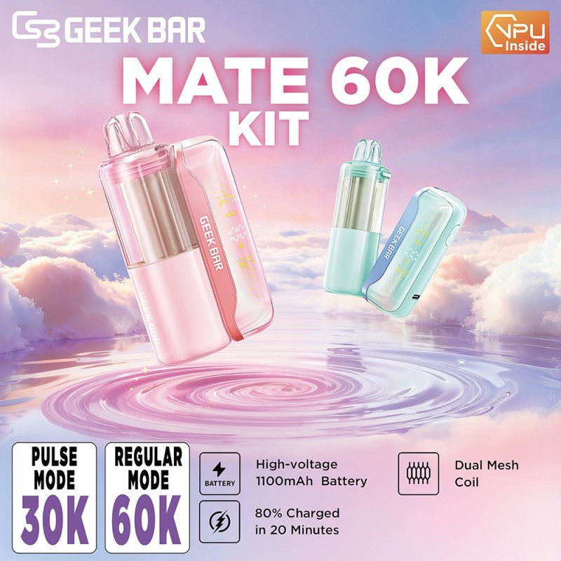Geekbar Mate 60K Disposable KIT 5ct Display