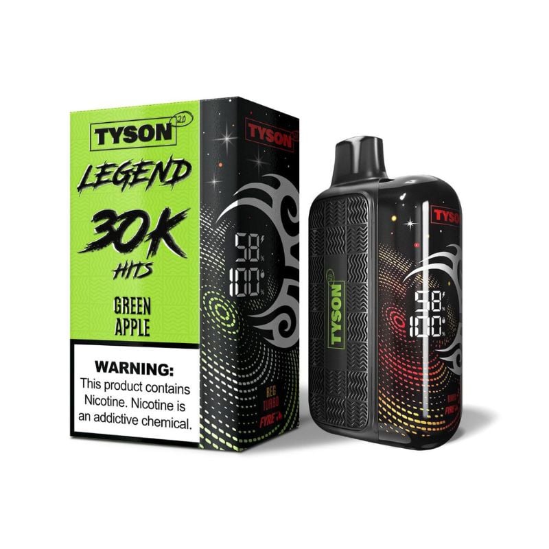 Tyson Legend 2.0 30,000 Puffs Disposable 5ct Display