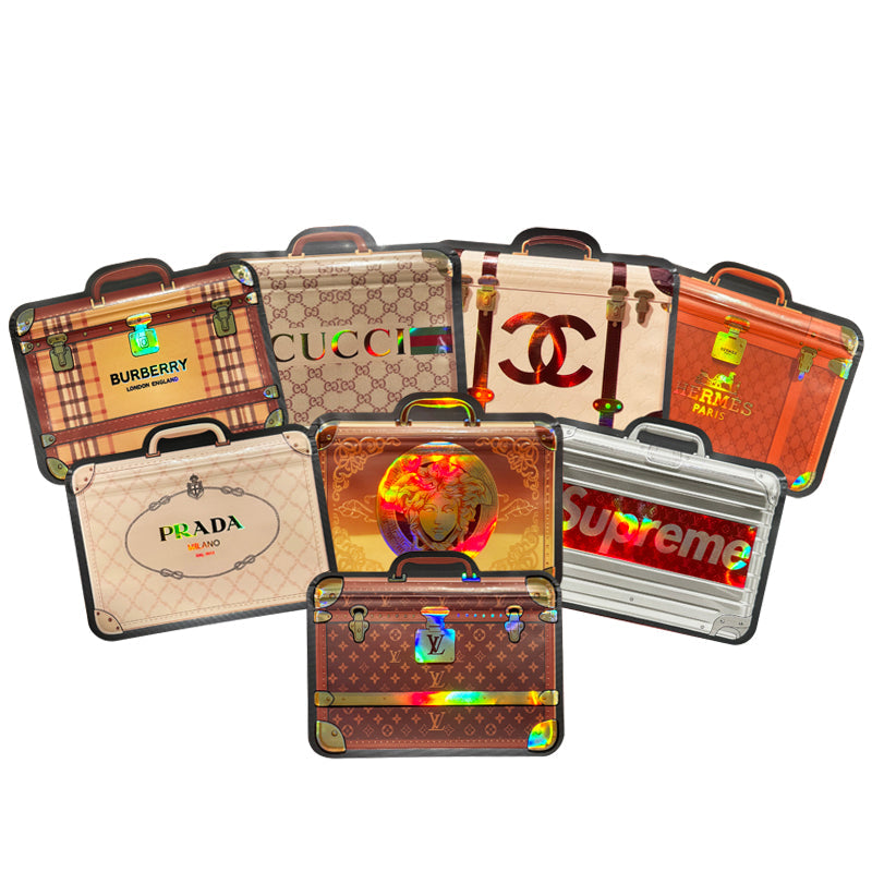 Smell Proof Die Cut Mylar Bag 3.5g Designer Hand Bags 100ct