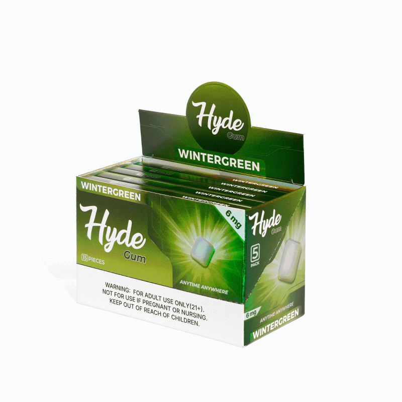 Hyde 6mg Nicotine Gum 5ct Display