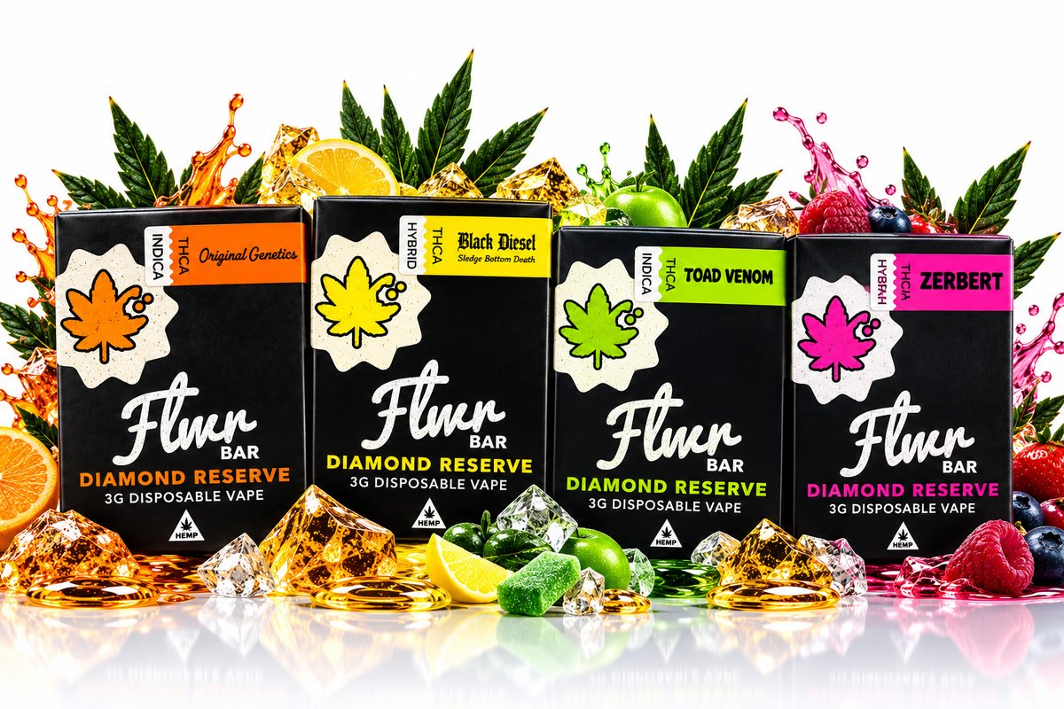 FLWR Bar 3G Diamond Reserve — 5 count Display