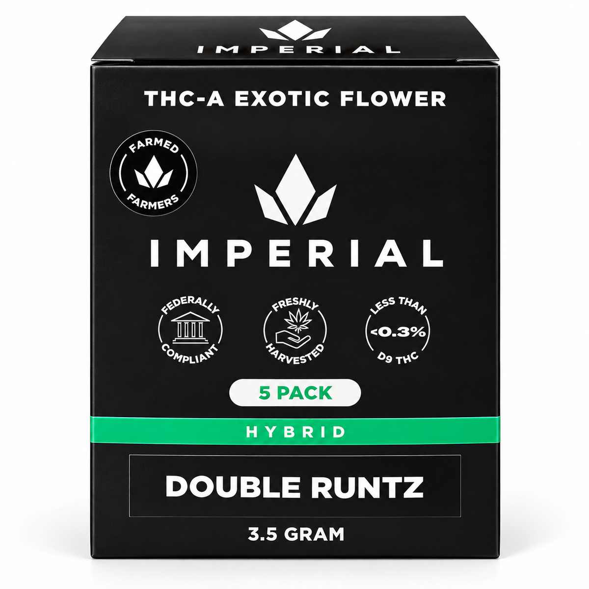 Imperial THC-A Exotic Flower – 5-Pack Variety Collection | 3.5G Each