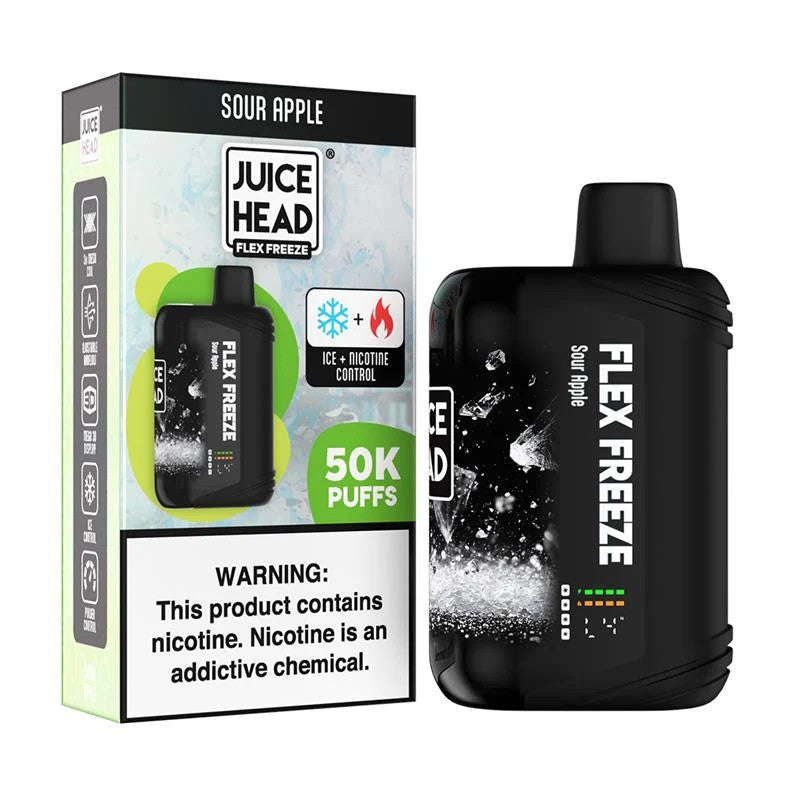 Juice Head Flex Freeze 50K Disposable 5ct Display