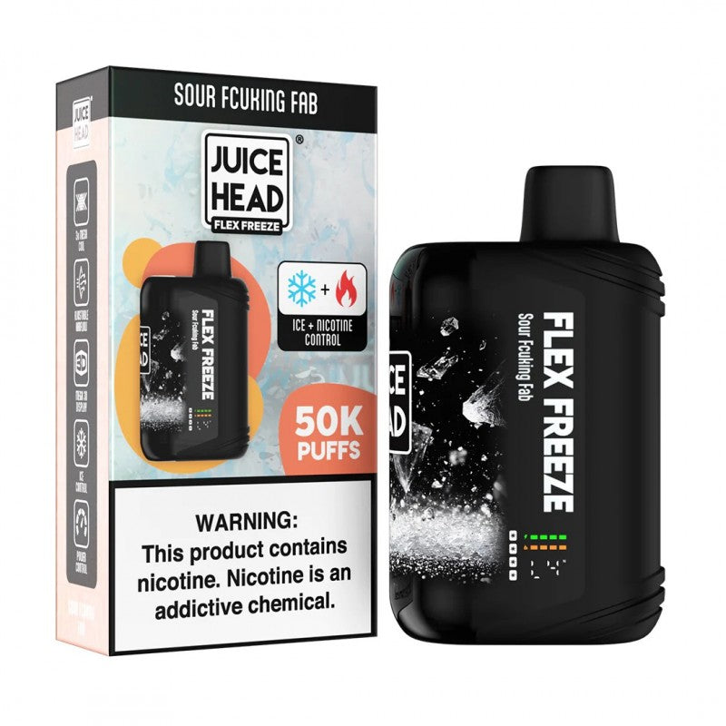 Juice Head Flex Freeze 50K Disposable 5ct Display