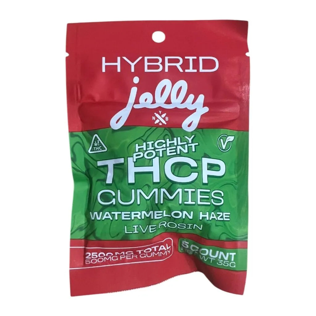 Jelly 2,500mg 5pack THC-P Assorted Flavor Gummies 30ct Display
