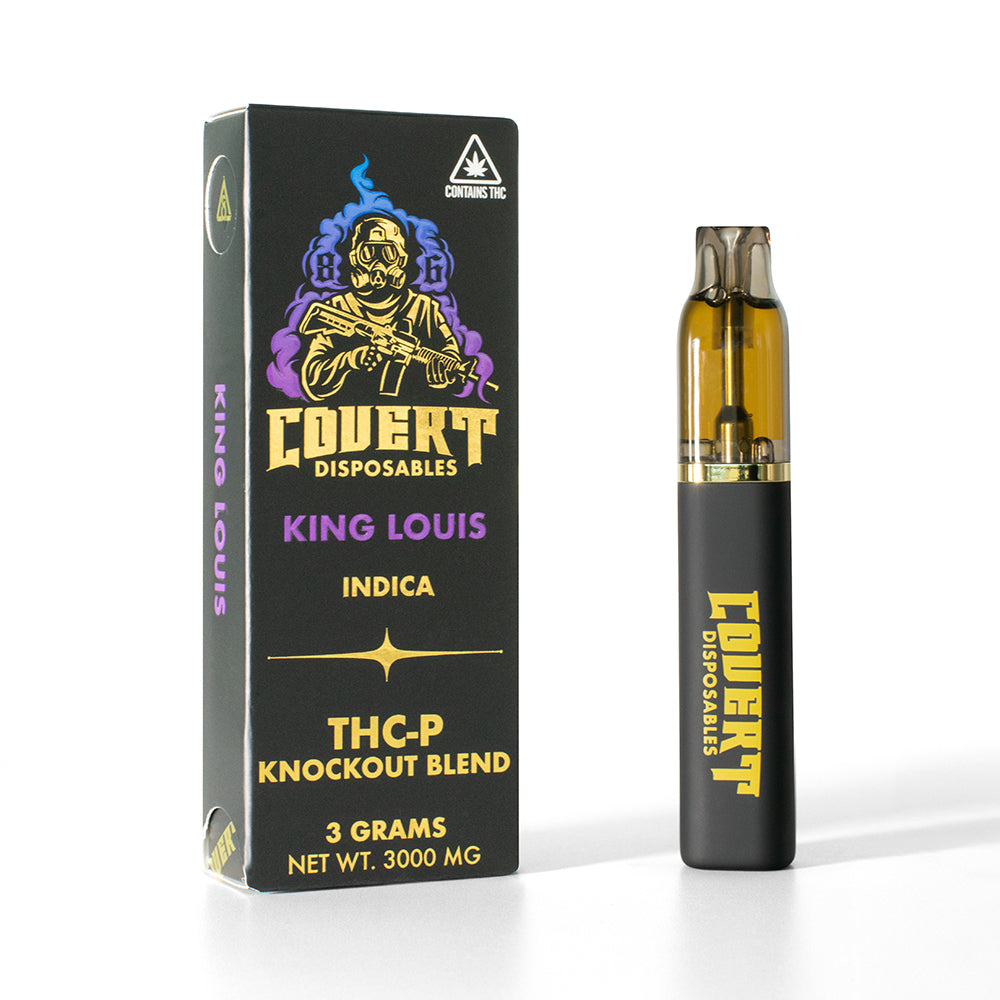 Covert 3g THC-P Knockout Blend Disposable 5ct Display