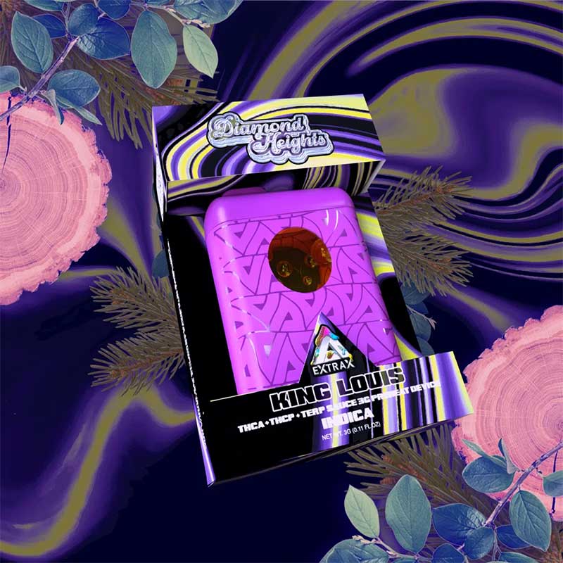 Extrax Diamond Heights 3g THC-A + THC-P + Terp Sauce Disposable 6ct Display