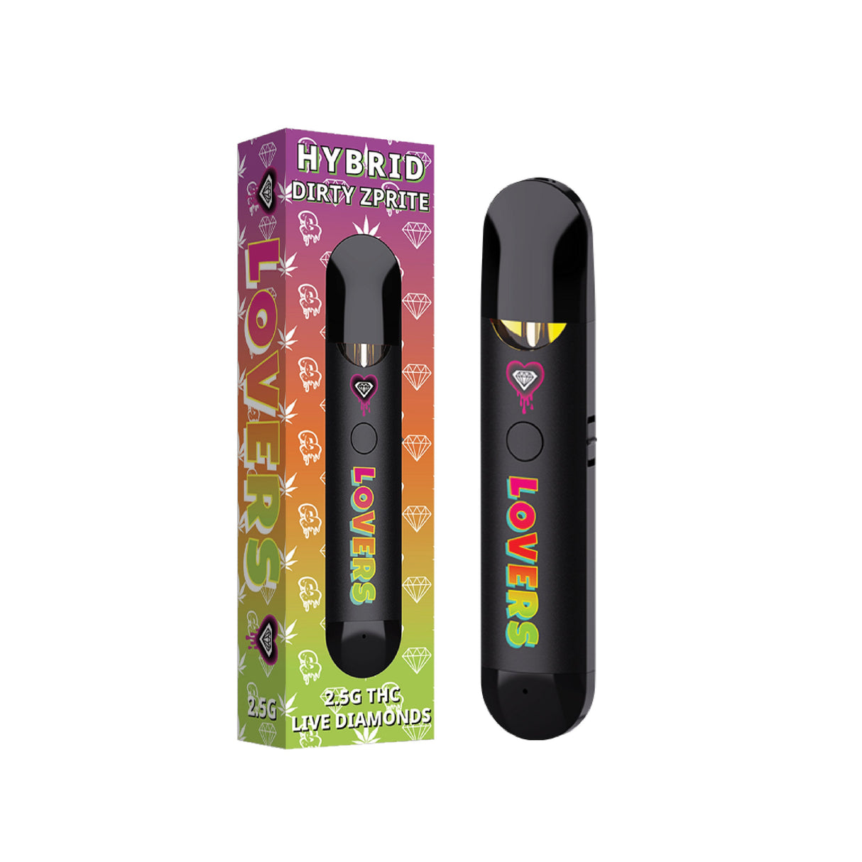 Lovers 2.5g THC-A Live Diamonds Disposable 10ct Display