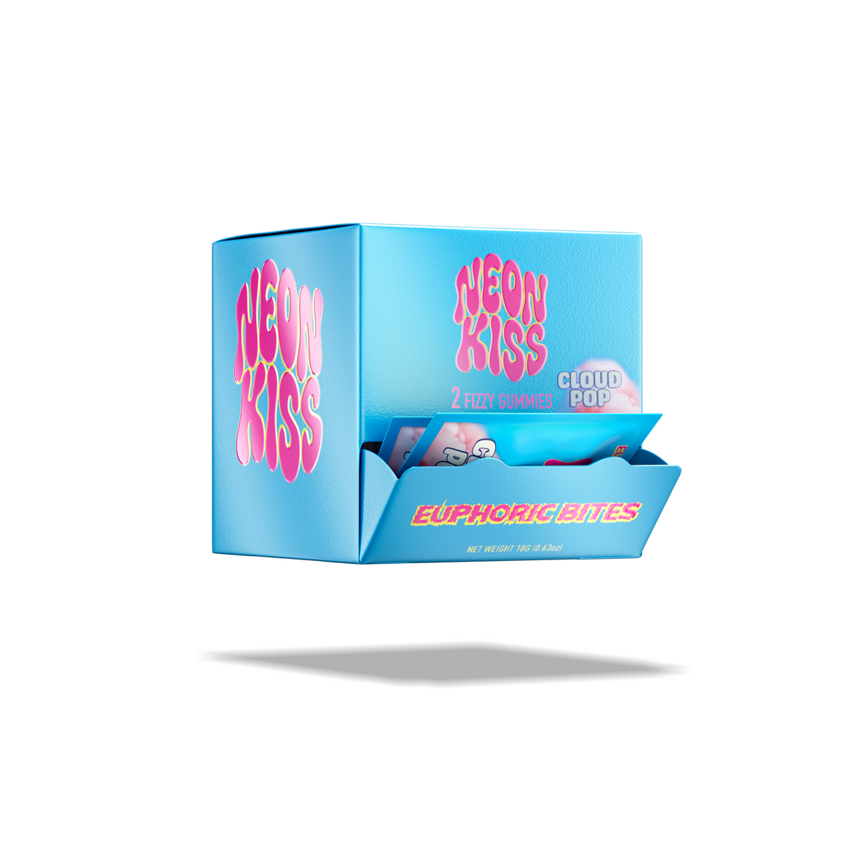 Neon Kiss 2PK Eupohoric Mushroom Gummies 30ct Display