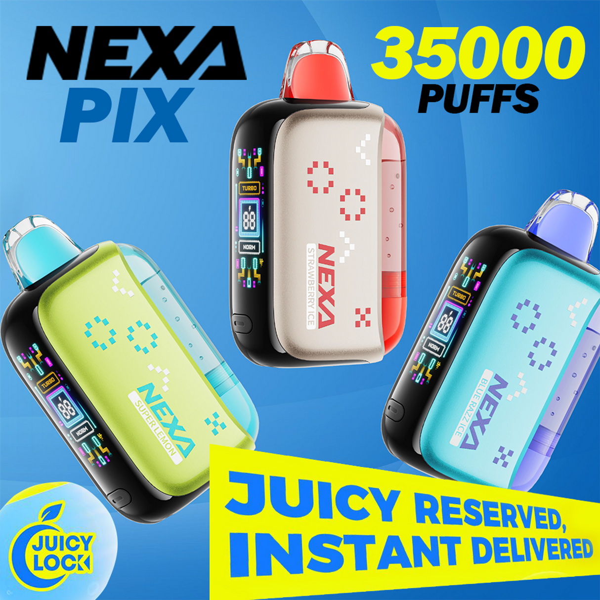 Nexa Pix 35K Nicotine Disposable 5ct Display
