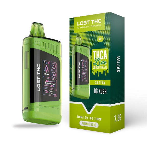 Lost THC V3 7.5 Gram THCA Disposable 5ct Display