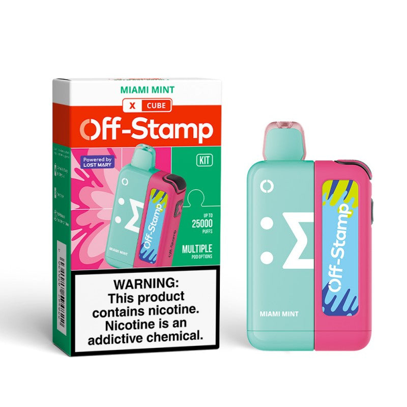 Off-Stamp X-Cube 25K Disposable KIT 5ct Display