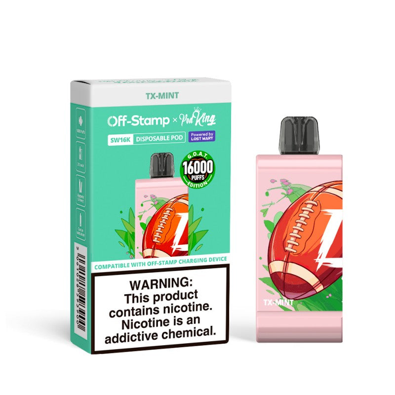 Off-Stamp SW16000 Pod Disposable 5ct Display