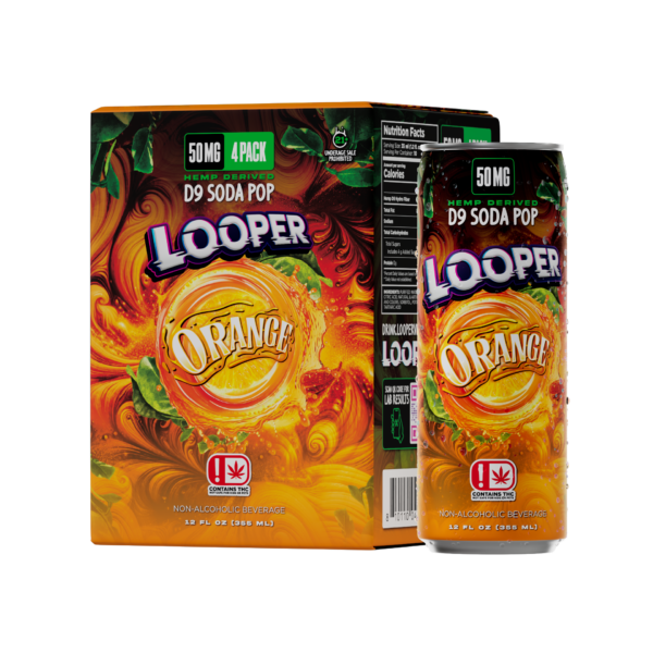 Looper High Potency 50mg D9 Soda Pop 4ct Display