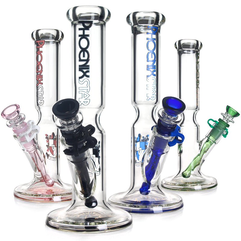 ๐ฃ๐๐ซ๐ฌ๐ฎ Phoenixstar Glass Straight Tube 10in Water Pipe