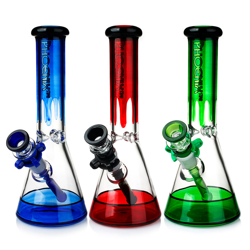 PHX125 Phoenix Star Glass Beaker 10in Water Pipe