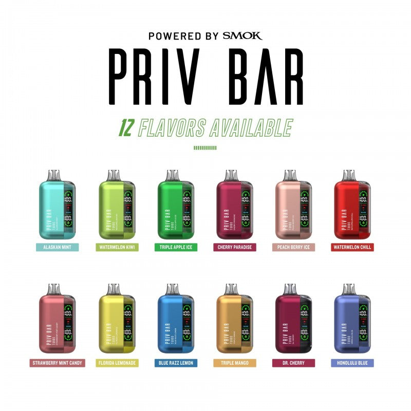 Smok Priv Bar Turbo Disposable 5ct