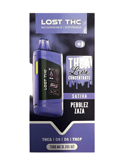 Lost THC V3 7.5 Gram THCA Disposable 5ct Display