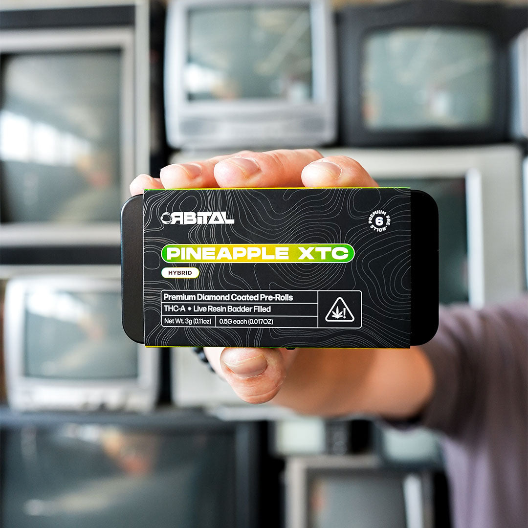 Orbital Diamond Encrusted 6ct 0.5g THC-A Pre-Rolls 5ct Display