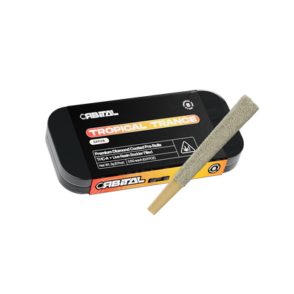 Orbital Diamond Encrusted 6ct 0.5g THC-A Pre-Rolls 5ct Display