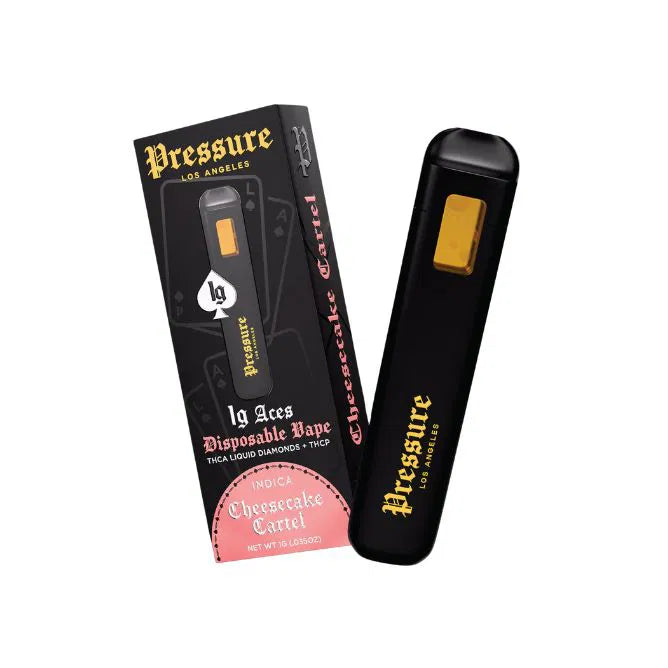 Pressure 1g Aces Disposable THC-P, THC-A 5ct Display