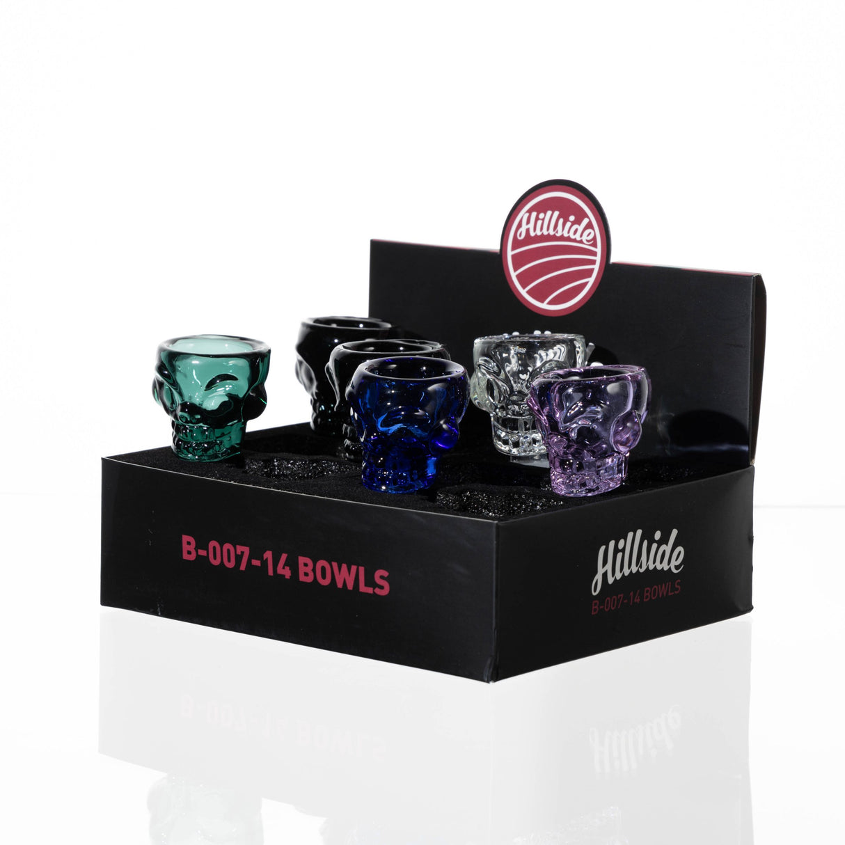 SKULL BOWLS 14MM BOX 6ct Display