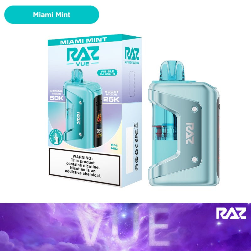 RAZ VUE 50K Disposable KIT with Powebank 5ct Display
