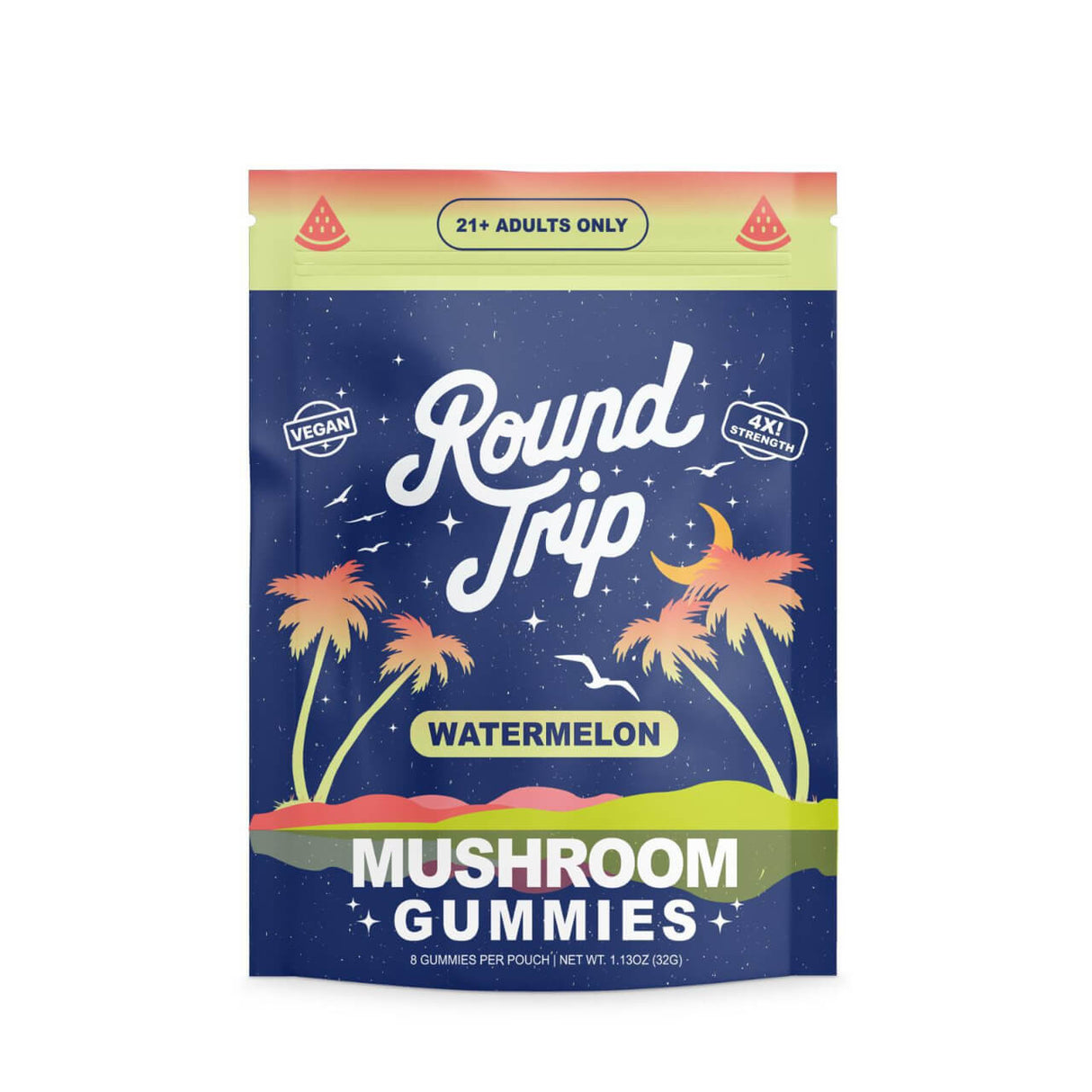 Round Trip Mushroom Gummies 10ct Display