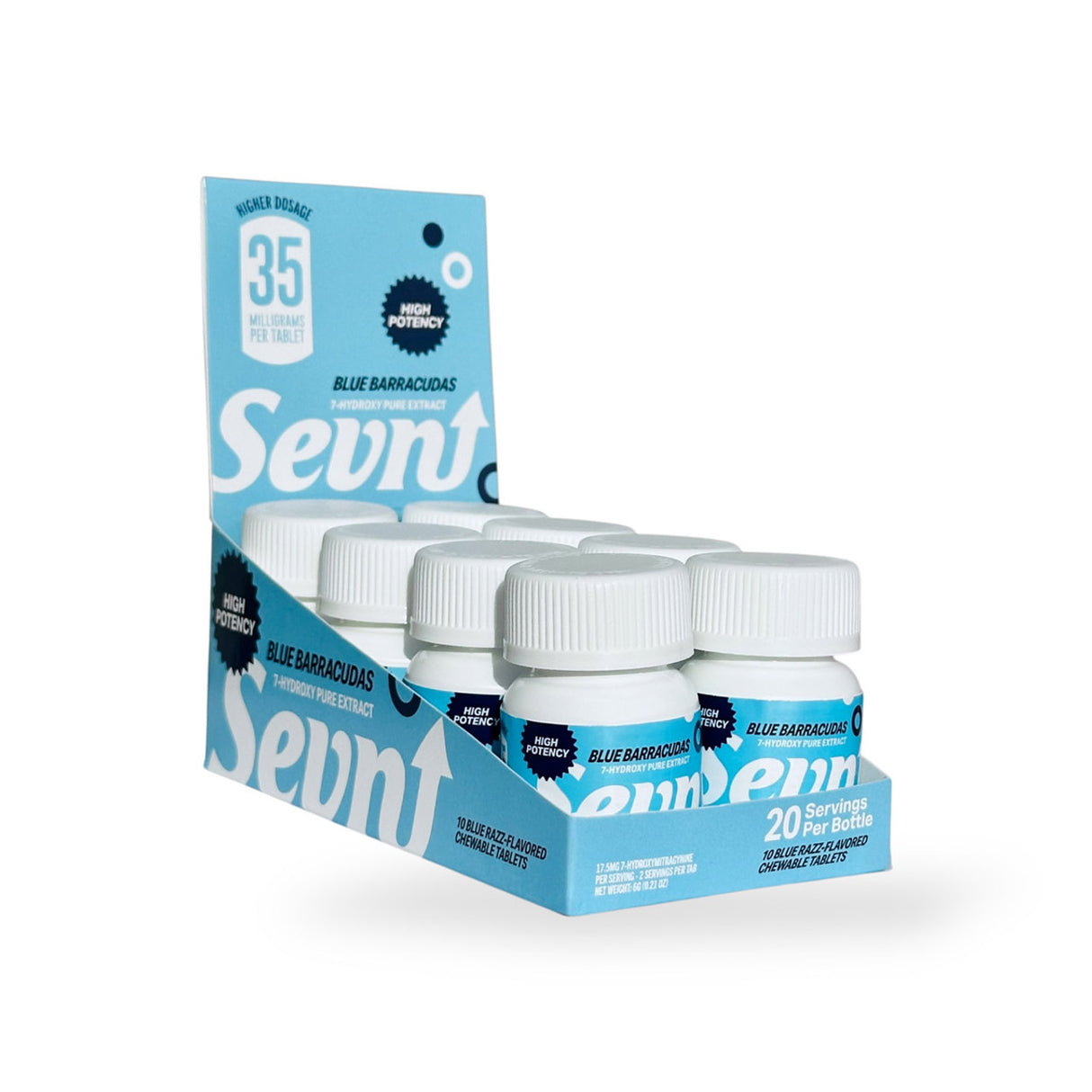 SEVN 35mg 10ct Tablets 7 Hydroxy 8ct Display