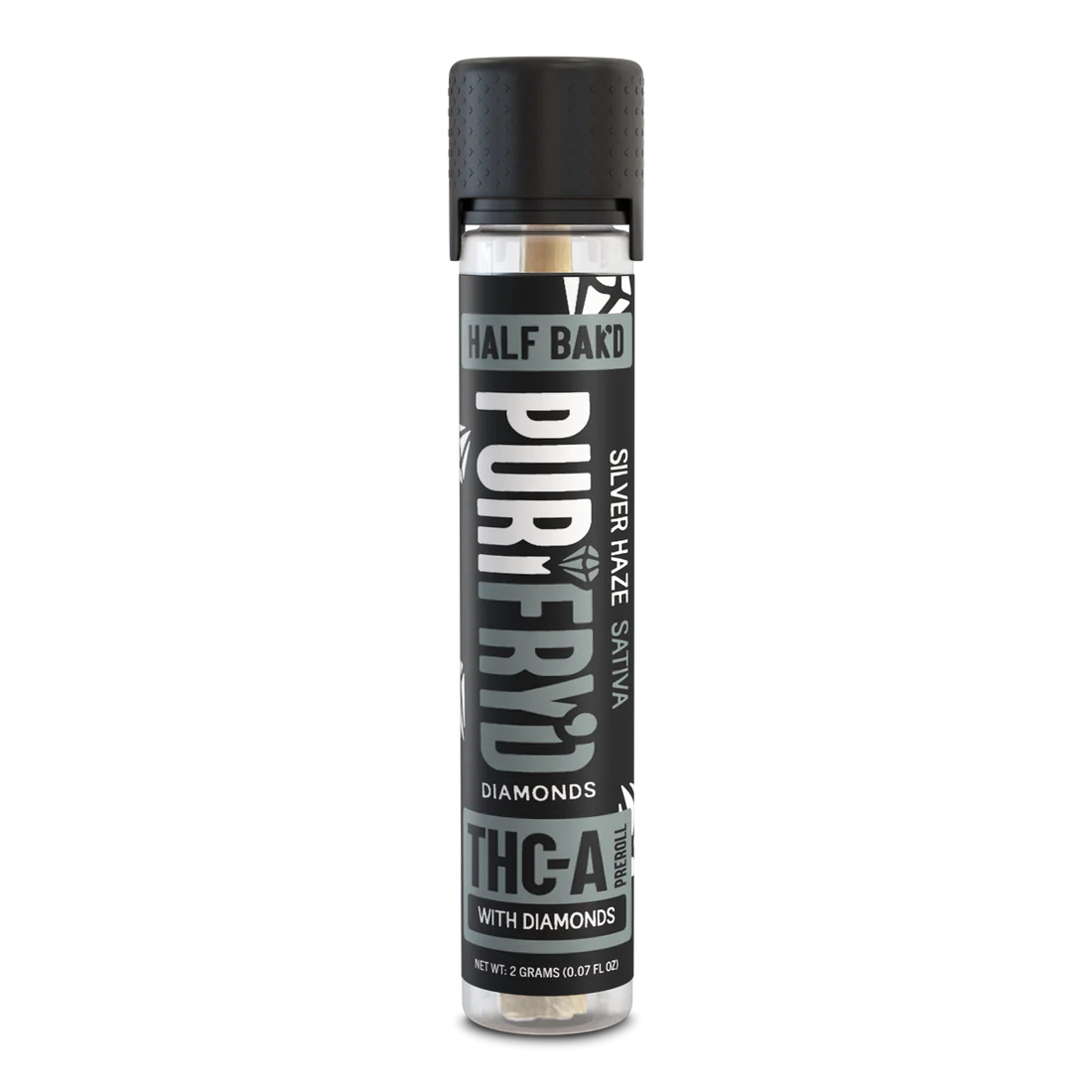 Half Bak'd Single Purifry'd 2g THC-A Diamonds Pre-Roll 20ct Box