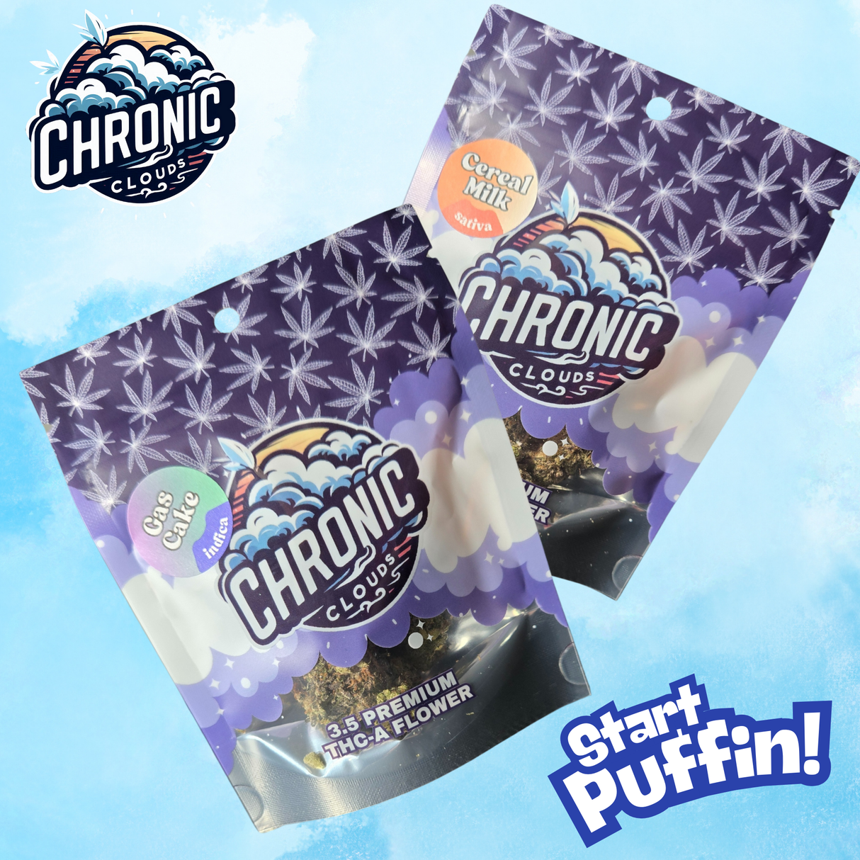 Chronic Clouds 3.5g THC-A Flower