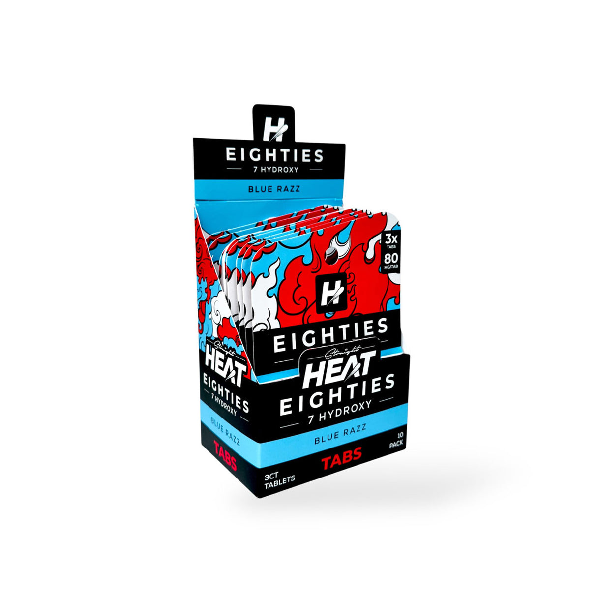 Heat Eighties 80 mg 3 pack 7-Hydroxy Tablets 10ct Display