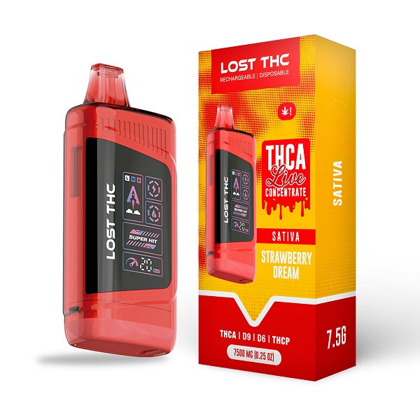 Lost THC V3 7.5 Gram THCA Disposable 5ct Display