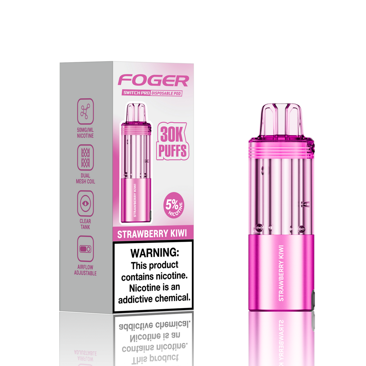 Foger Switch Pro 30K Disposable POD 5ct Display