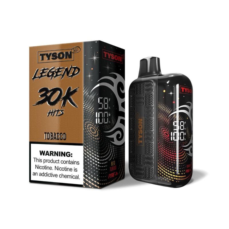 Tyson Legend 2.0 30,000 Puffs Disposable 5ct Display